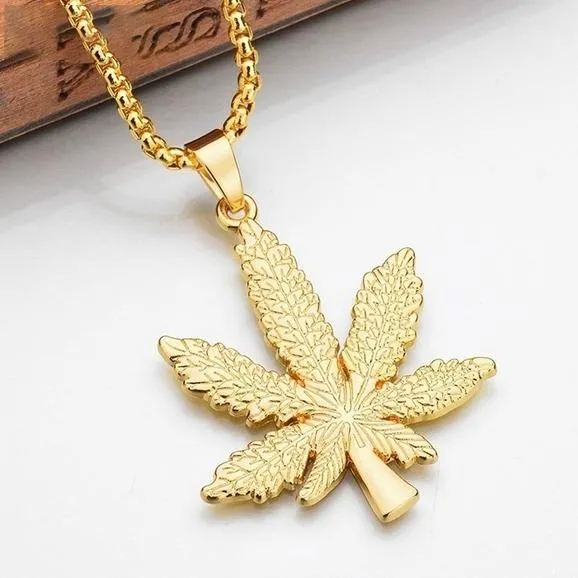 18K Gold Plated Pot Pendant Necklace Snake Chain