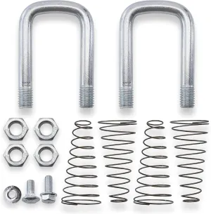 1900-2-1600 RuggedXL Replacement Safety Chain U-Bolt Kit for B&W Hitches Gooseneck Turnoverball