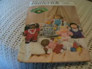 1992 Butterick Cabbage Patch Kids Doll Clothes 6509