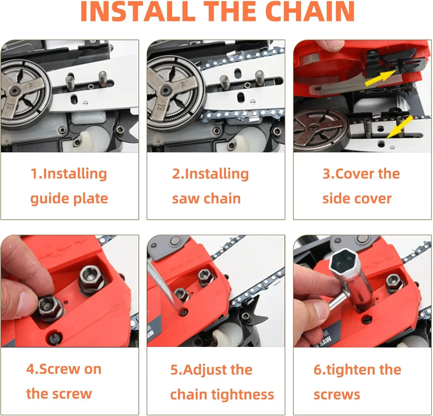 20 Inch Chainsaw Chain For Stihl .325" Pitch, 063" Gauge, 81 Drive Links Fits Stihl MS291, MS290 MS271 Farm Boss MS291 MS261 MS270 MS280 MS290 MS291 MS310 MS360-4 Chains