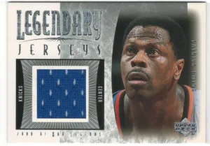 2000 Upper Deck Patrick Ewing Game Worn Jersey Patch Card