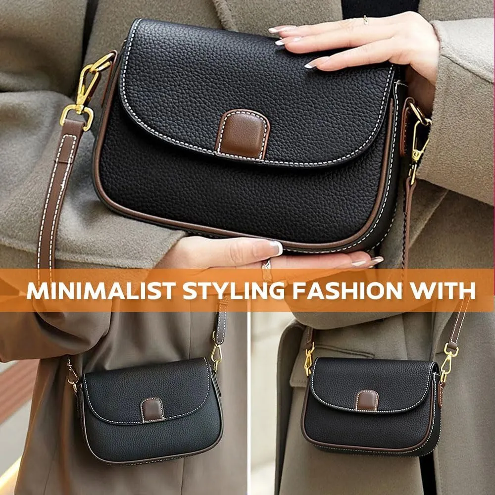 2023 New Shoulder Crossbody Bag, Crossbody Leather Shoulder Bags and Clutches, Waterproof Women Messenger Bag Handbag