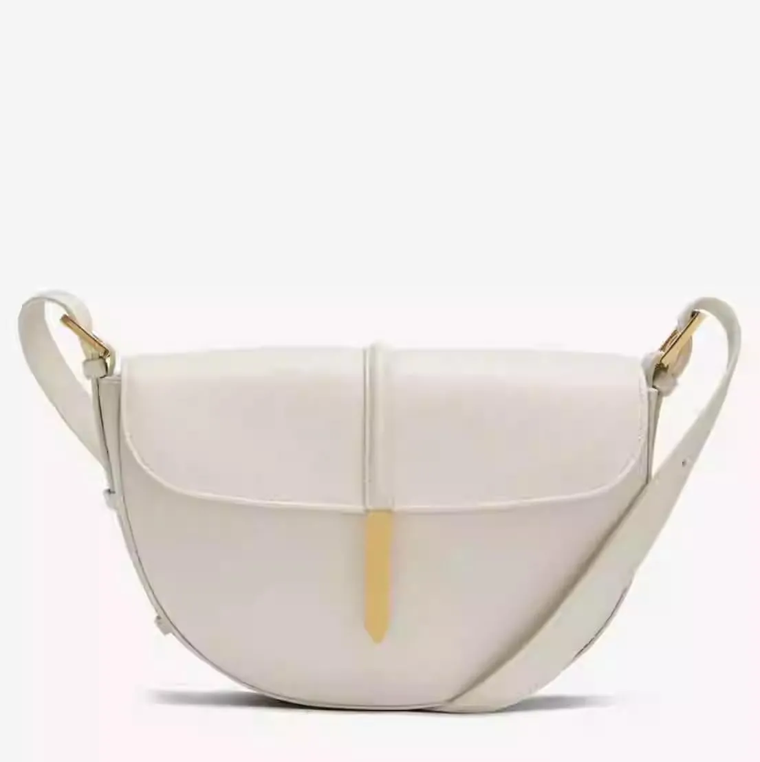 2024 spatchwork chestnut fashion crossbody on one shoulder Saddle bag