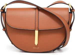 2024 spatchwork chestnut fashion crossbody on one shoulder Saddle bag