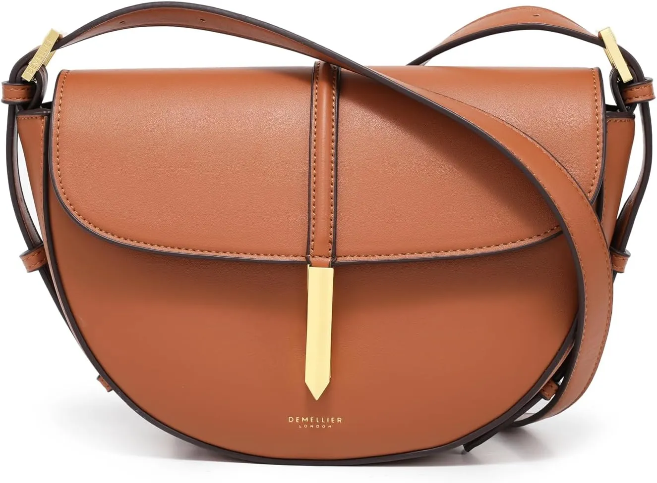 2024 spatchwork chestnut fashion crossbody on one shoulder Saddle bag