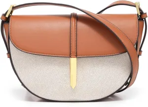 2024 spatchwork chestnut fashion crossbody on one shoulder Saddle bag