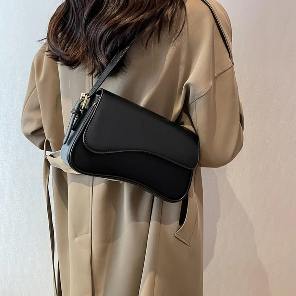 2025 Shoulder Bag for Women PU Leather Shoulder Purse Tote Bag Crossbody Purses for Women Trendy with 2 Removable Straps