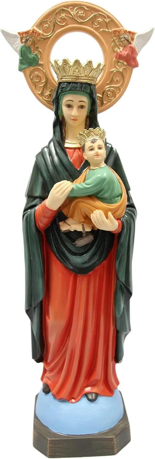 27" Our Lady of Perpetual Help Catholic Religious Statue Sculpture Figurine Vittoria Collection Made in Italy