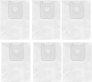 2L Dust Bags,Compatible For Cecotec,Compatible For Conga, 2290 Ultra Home Vacuum Cleaner Spare Parts Self-Emptying Bags Box Replacement Accessories(6pcs)