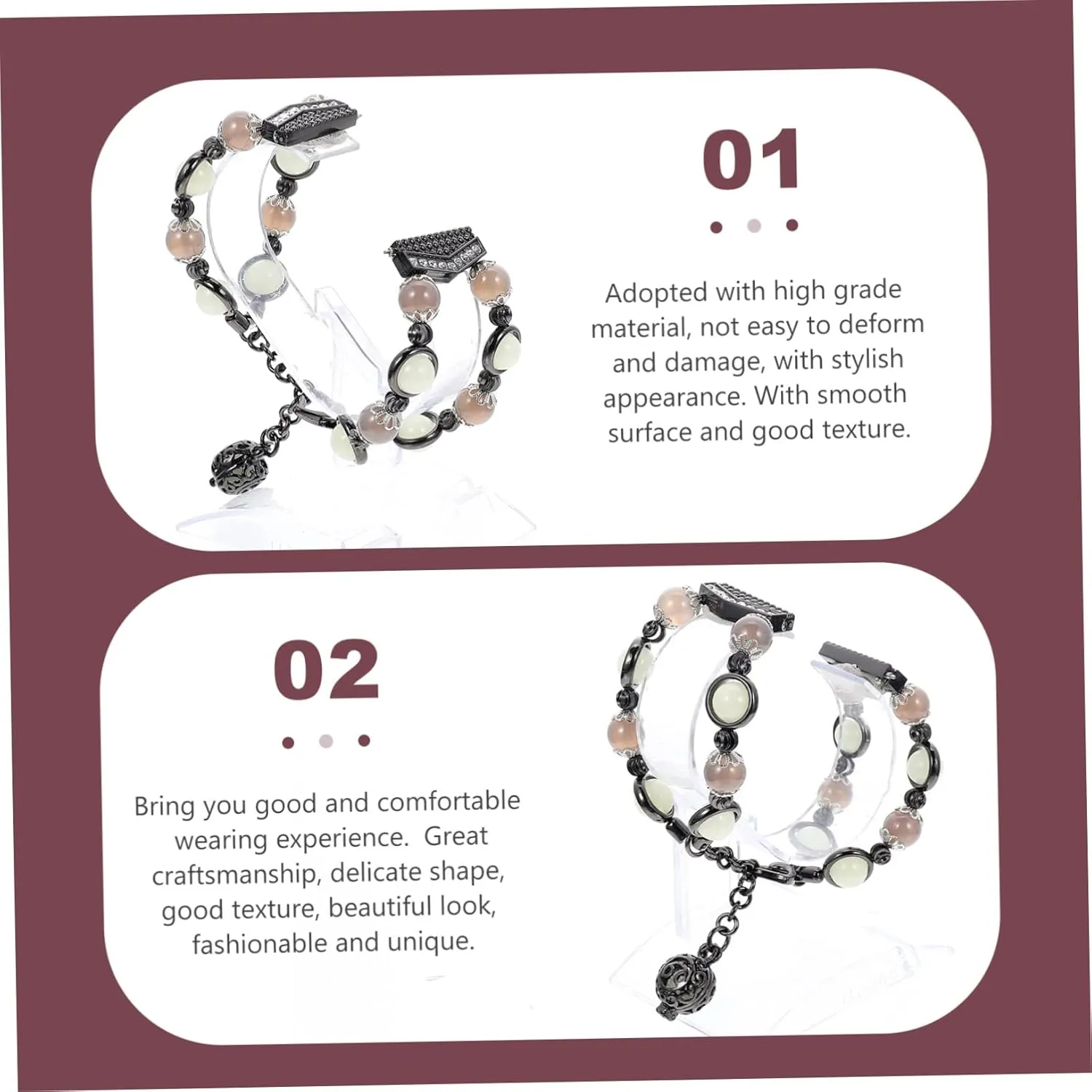 2pcs Galaxywatch4 Watches Womens Watch Watchband Girl Watch Replacement Strap Miss Supplies Pearl