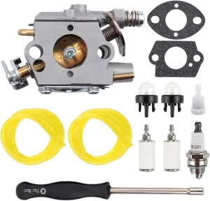 309376002 Carburetor Compatible with Ryobi Homelite RY3714 RY3716 37cc Chain Saw with Primer Bulb Spark Plug Fuel Filter
