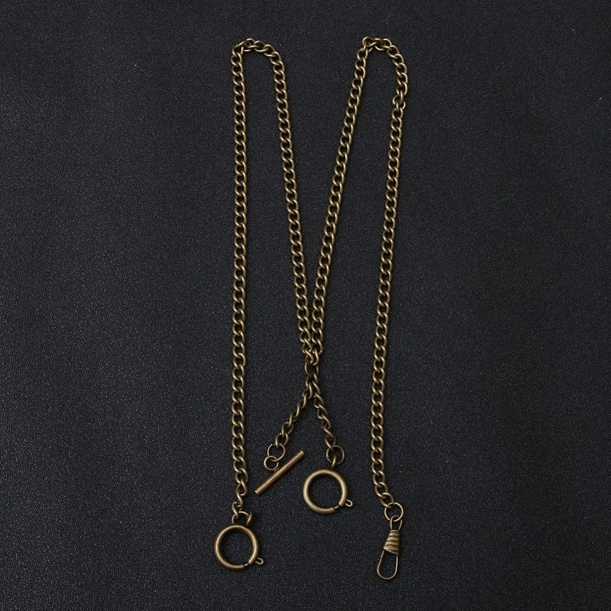 3pcs Bronze Watch Chain Pocket Watch Chain Metal