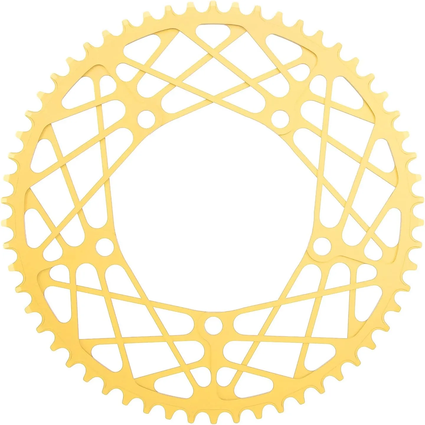 58T Folding Chain Wheel Crank Plate Hollow Anodized Aluminium Alloy, Lightweight, for Cycling Lovers, with CNC Accurate Processing, Bright Colors, One Piece