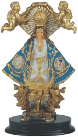 5" Inch San Juan de los Lagos Our Lady of Saint St Santa Mexico Statue Figurine