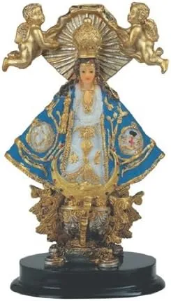 5" Inch San Juan de los Lagos Our Lady of Saint St Santa Mexico Statue Figurine