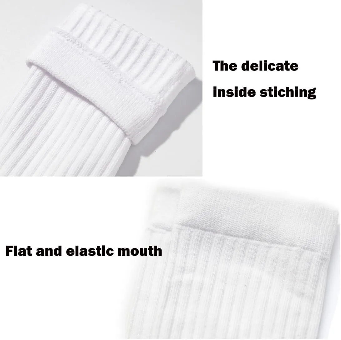 6 pack Breathable Moisture Comfort Soft Casual Cotton Socks Medium socks men's socks Women's