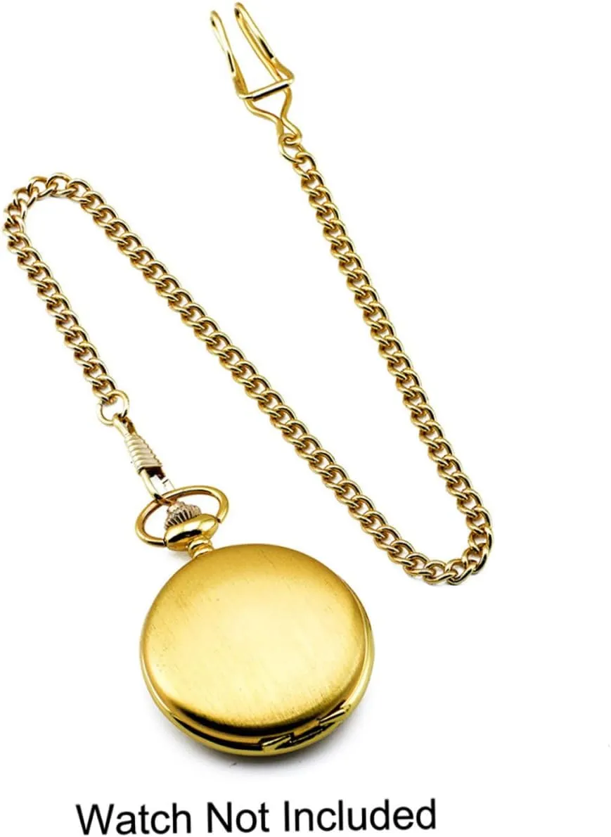 8 Pcs Metal Watch Chain Pocket Watch Chain Jeans Belt Chain