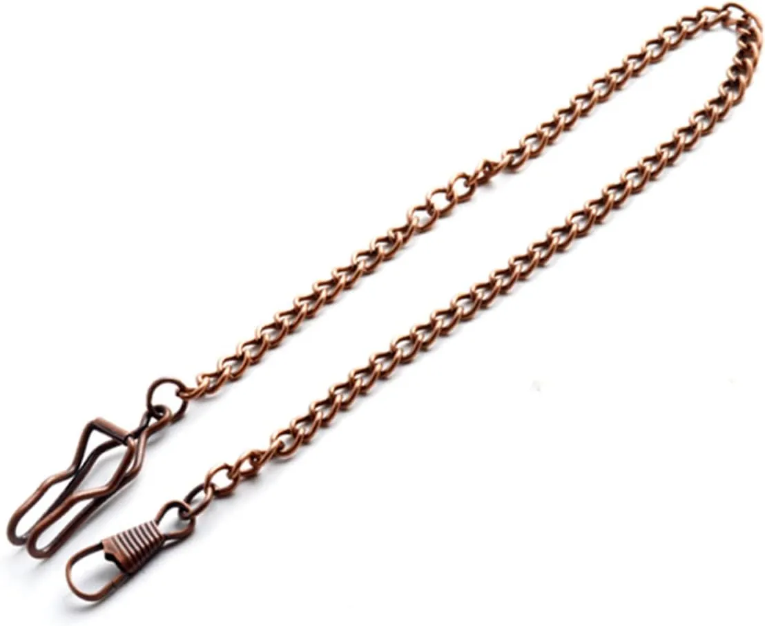 8 Pcs Metal Watch Chain Pocket Watch Chain Jeans Belt Chain