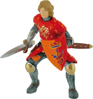 80786 Figure Figurine World-Prince with Sword in red