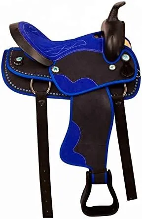 8" inches Seat Children Pony Kids Western Synthetic Miniature Equestrian Trail Barrel Racing Cordura Lightweight Tack Comfort Horse Riding Saddles Classic Quality Handmade Size 8" inches Seat, SVJ17