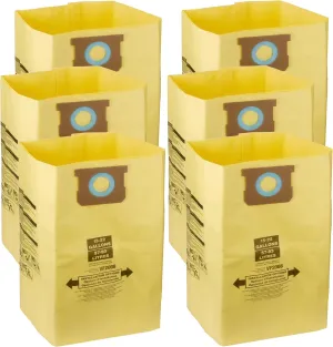 90673 Filter Bags Replacement for 15-22 Gallon CRAFTSMAN Shop Vacuums CMXZVBE38769 High Efficiency Dust Disposable Collection Vac Bag 6 Pack
