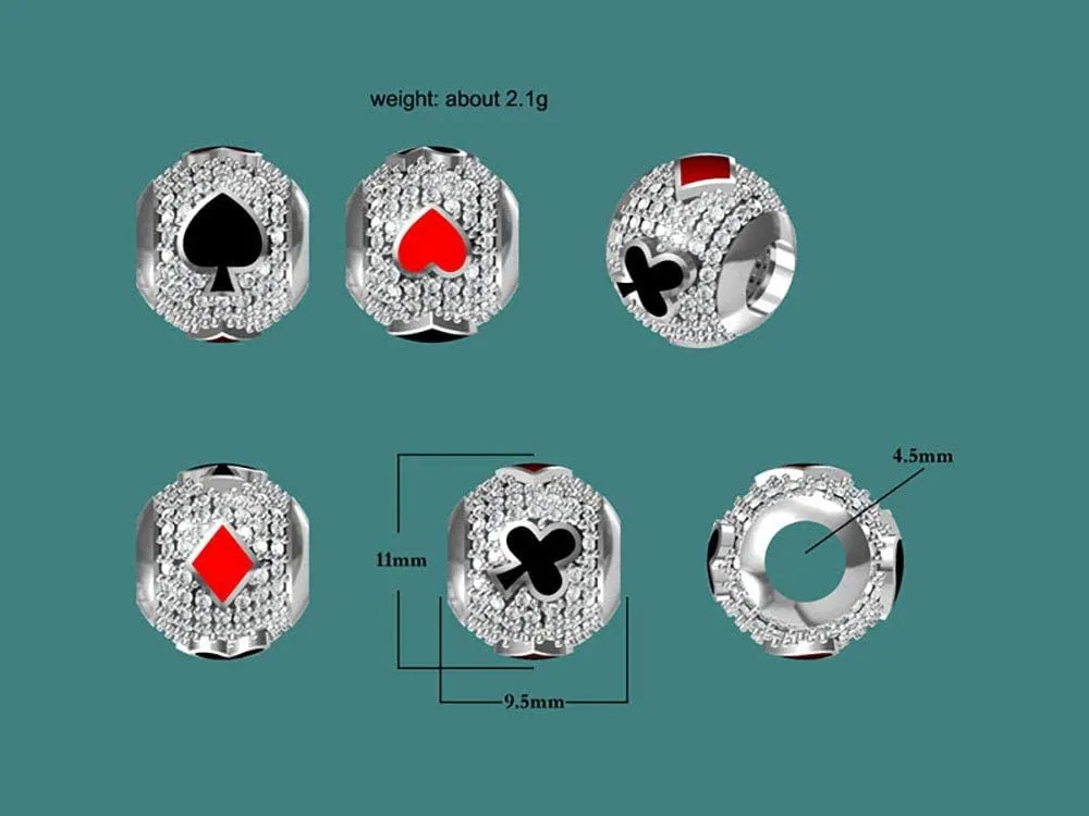 925 Sterling Silver Charms Bead fit Pandora Bracelet & Necklace Jewelry Gifts for Women