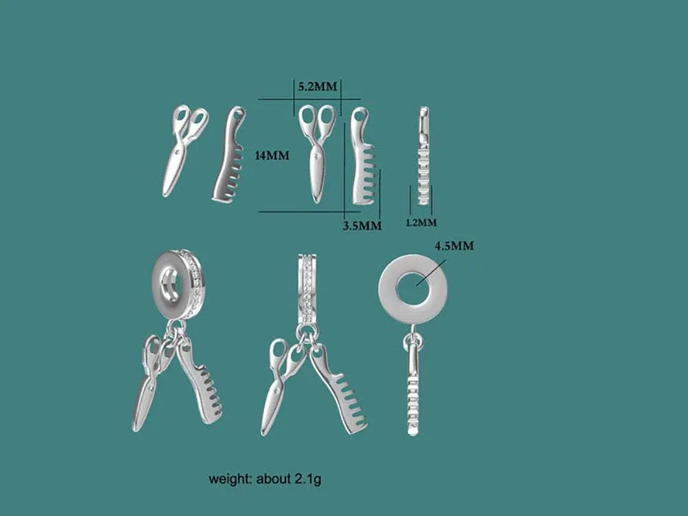925 Sterling Silver Charms Bead fit Pandora Bracelet & Necklace Jewelry Gifts for Women