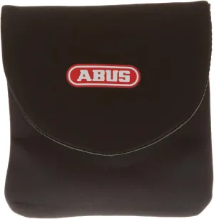 ABUS Bicycle Lock Bag ST 5850/5650/4960 - Transport Bag for Chain Locks for Attachment to The Luggage Rack, Black