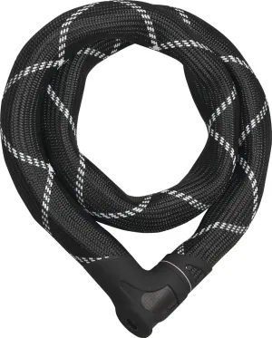 ABUS Iven Chain 8210 Chain Lock - Hardened Steel Bicycle Lock - Synthetic Fibre Coated Security Level 10