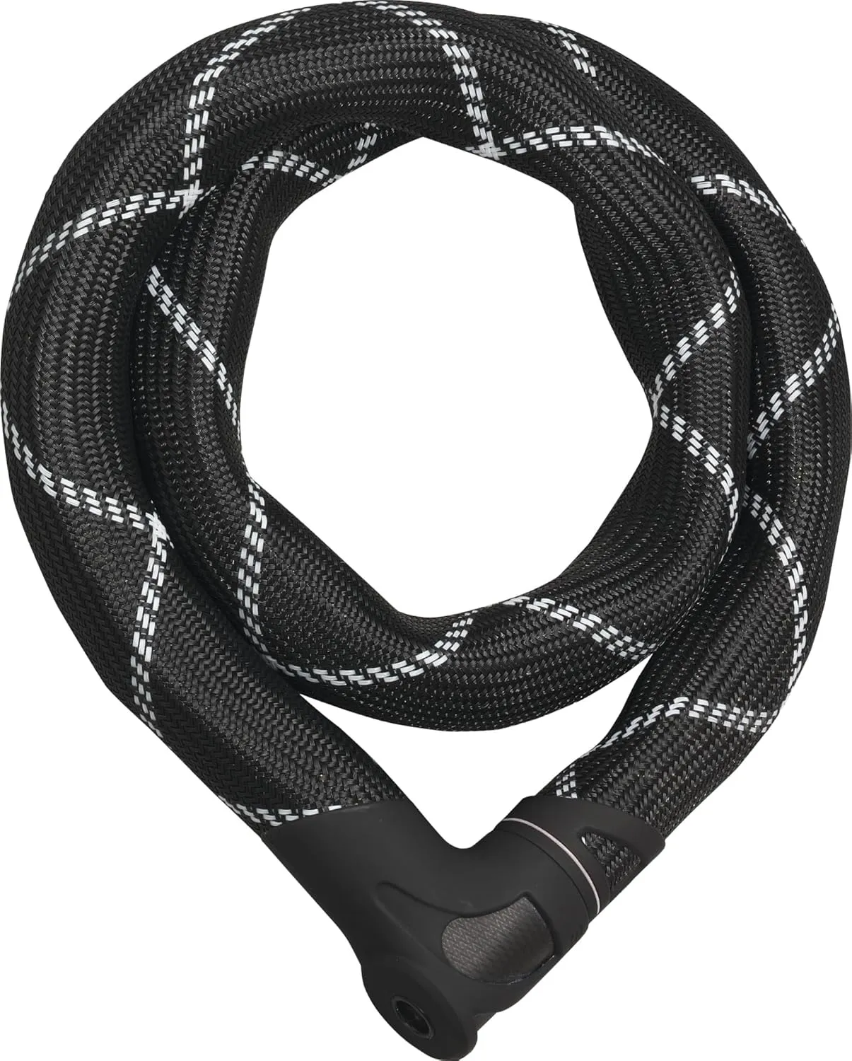 ABUS Iven Chain 8210 Chain Lock - Hardened Steel Bicycle Lock - Synthetic Fibre Coated Security Level 10