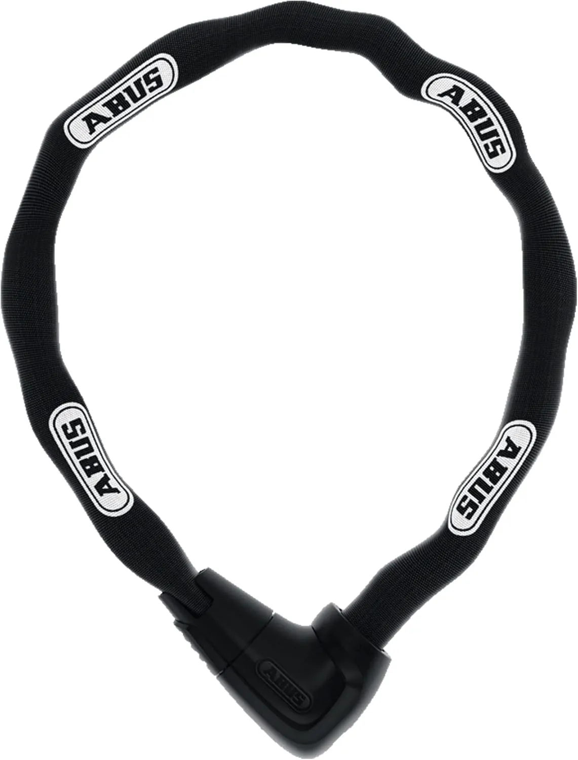 ABUS Steel-O-Chain Lock 9809K - Bicycle Lock with XPlus Cylinder to Protect Against Tampering - ABUS Security Level 12-9mm Thick - 110cm Long - Black