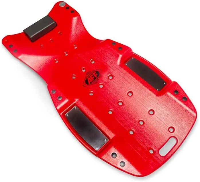 AFF XL Mechanic's Creeper - 47" Length Ergonomic Creeper with Padded Headrest & Magnetic Tool Trays - Super Duty