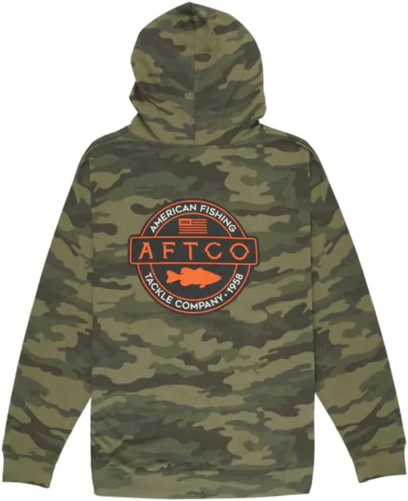 AFTCO Bass Patch Pullover Hoodie
