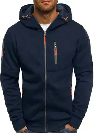 Alalaso Men's Hoodie Lightweight Long Sleeve Novelty Jersey with Hood Regular Fit Stretch Breathable Pullover