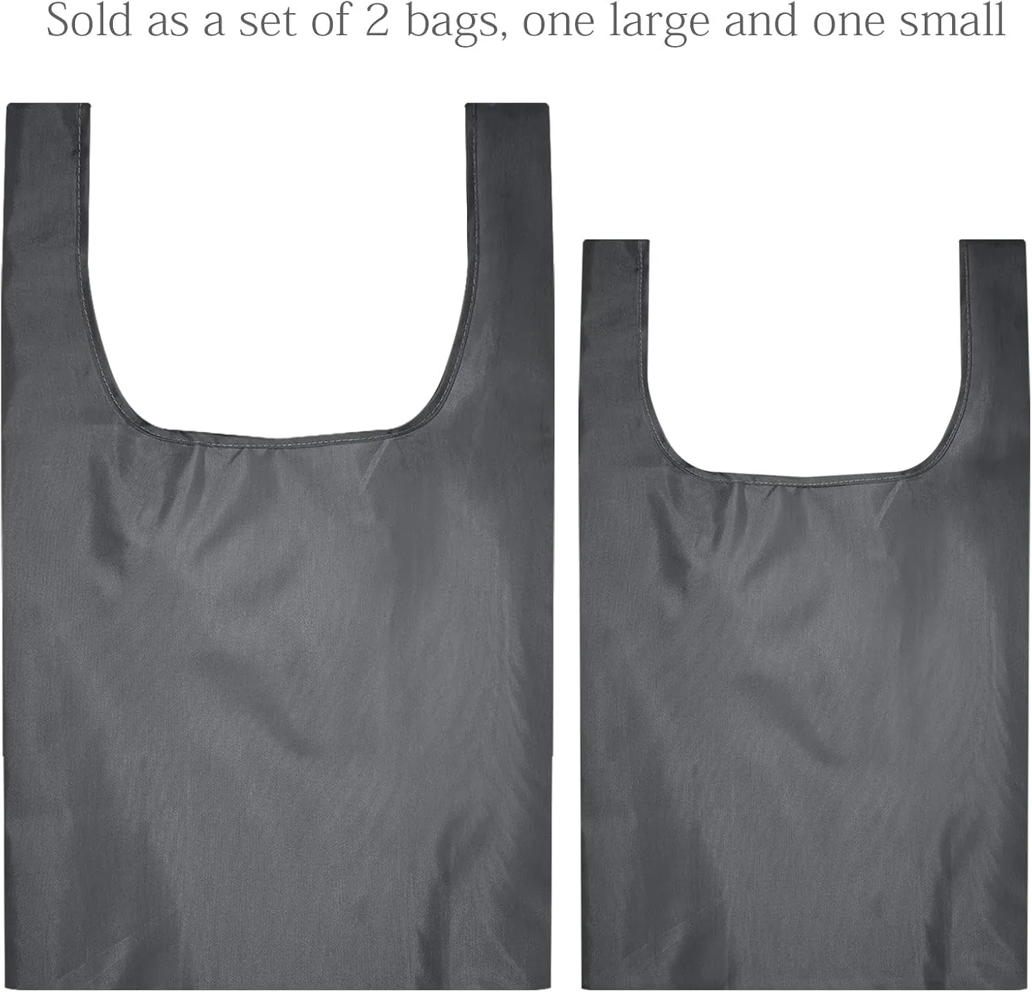 allydrew JoliBag Nylon Reusable Grocery Bag, 2 Pack