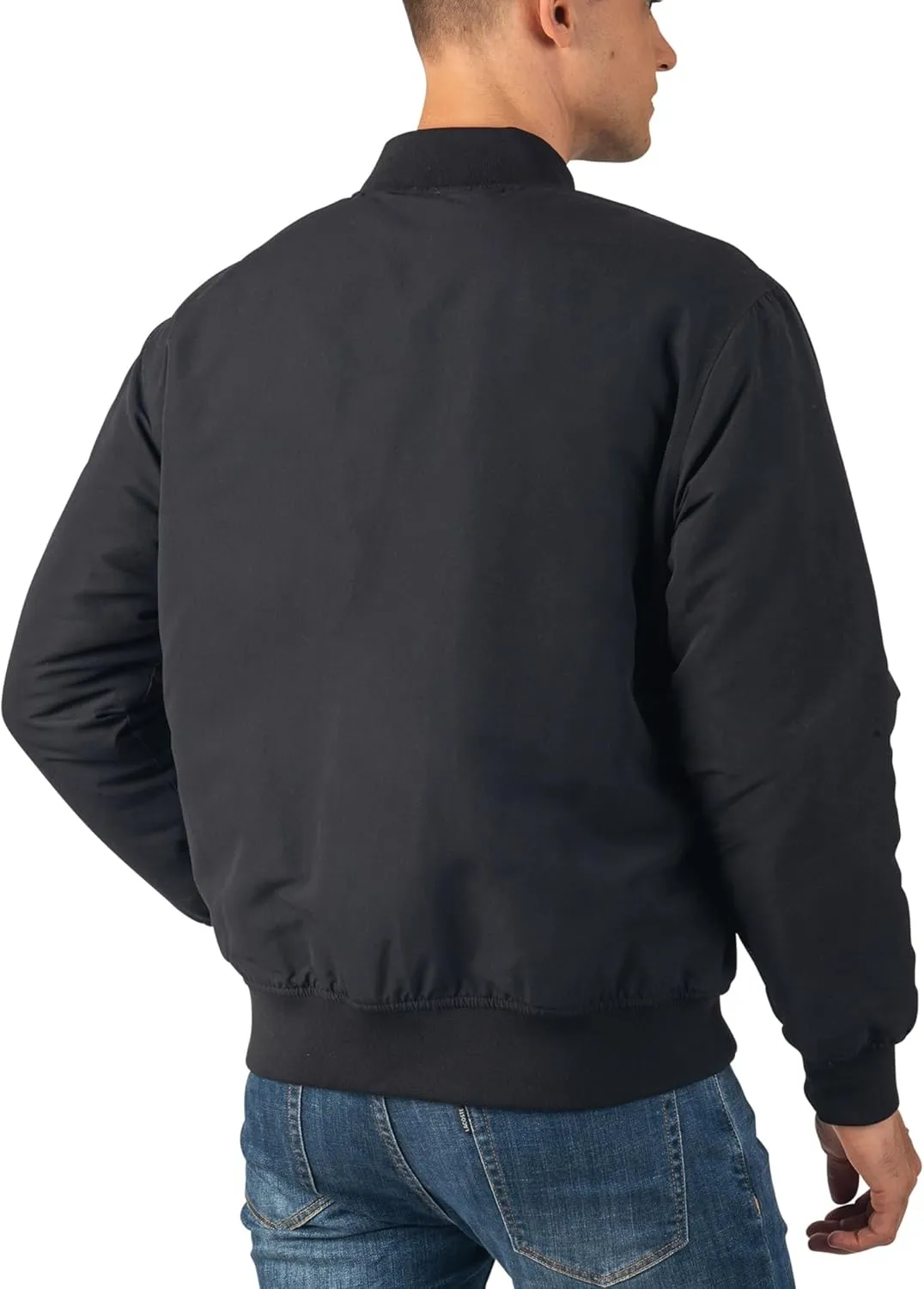 Alpine Swiss Damon Mens Bomber Jacket Lightweight Flight Jacket Windbreaker Casual Softshell Coat