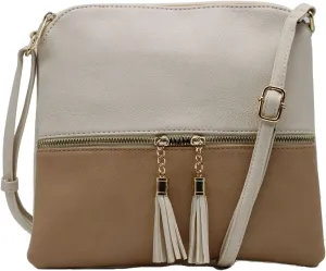 Amaze Medium Crossbody Bag for Women | Shoulder Handbags for Women with Multiple Compartments | PU Leather
