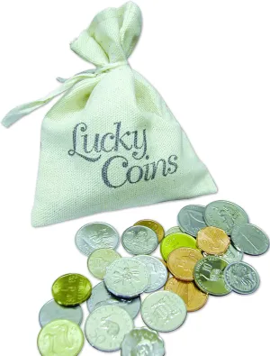 American Coin Treasures Lucky Coins in Canvas Bag
