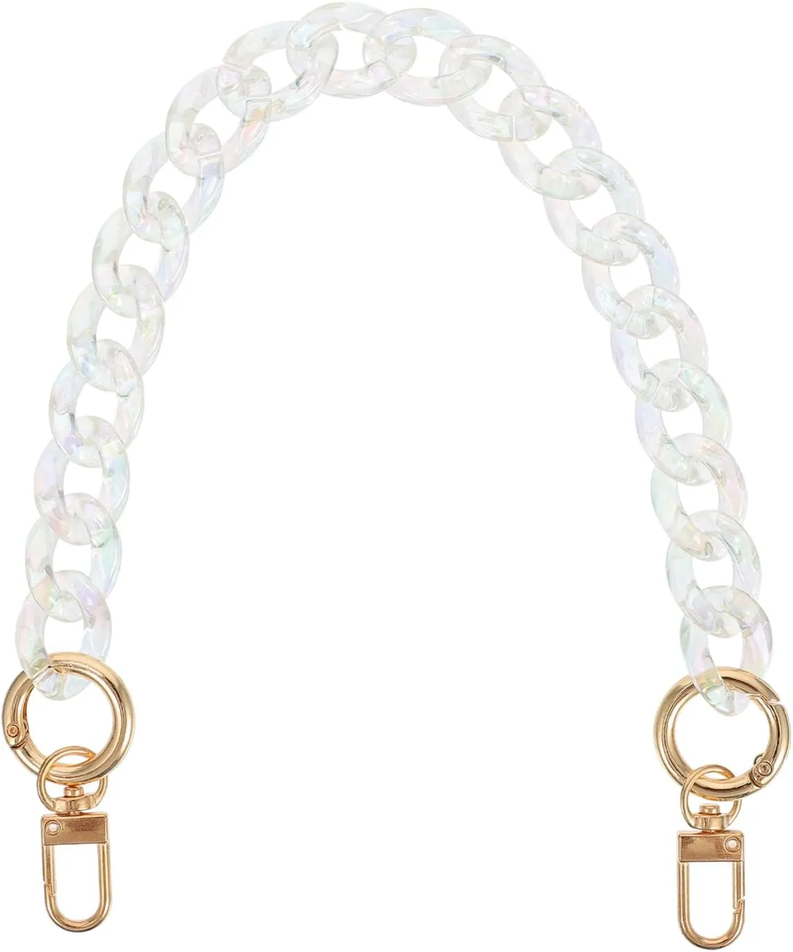 Angoily 1Pc DIY Acrylic Phone Chain Bracelet Strap Buckle Phone Decor for Handbags and Smartphones Durable Lightweight Design present for Friends and Family