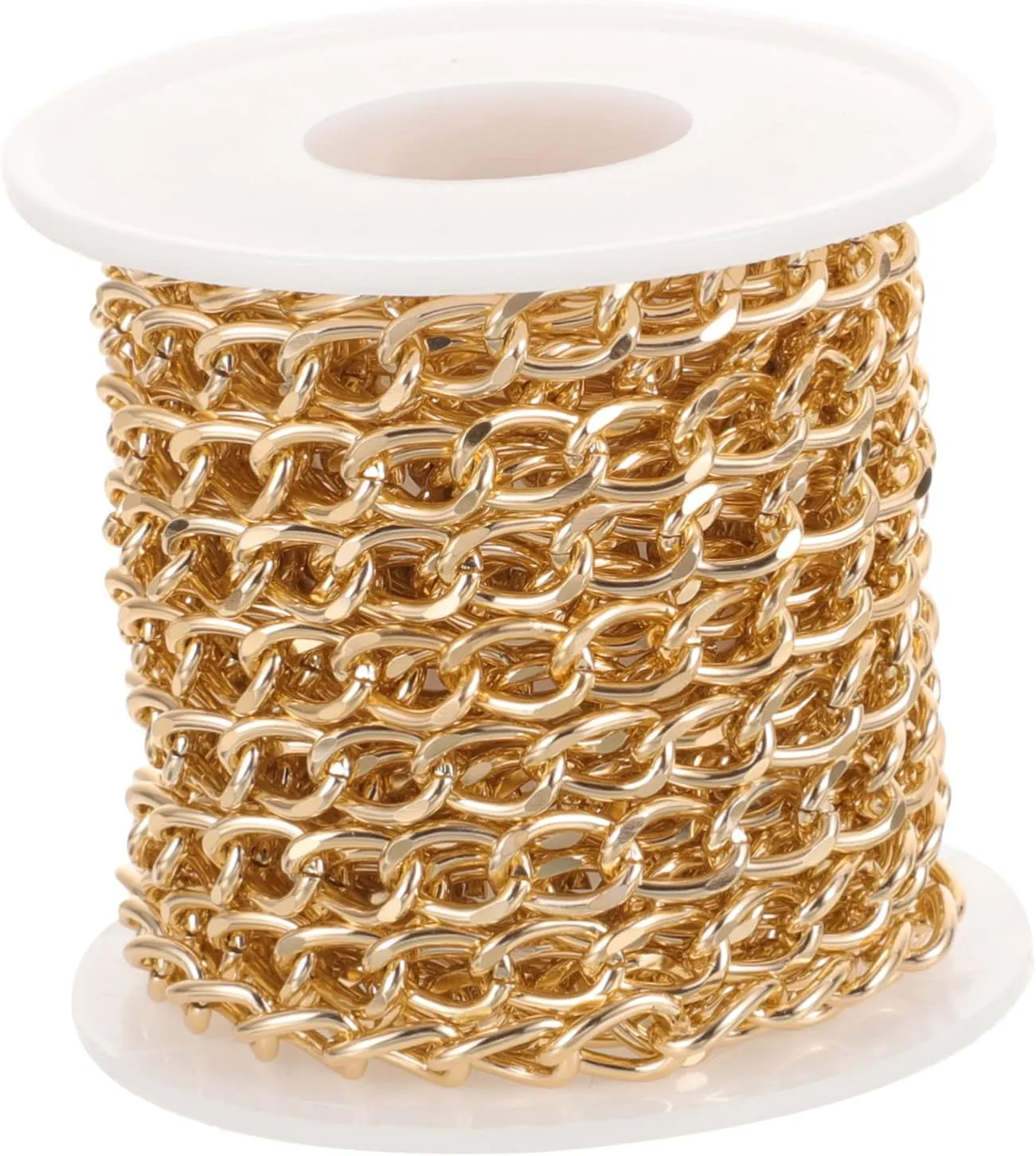 Angoily Metal Chain Jewelry Kit Necklace Making Supplies Chain Necklace Bulk Jewelry Wire