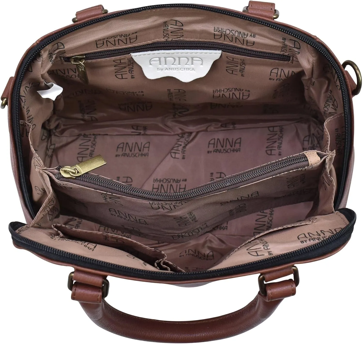 Anna by Anuschka Hand-Painted Leather Organizer Satchel