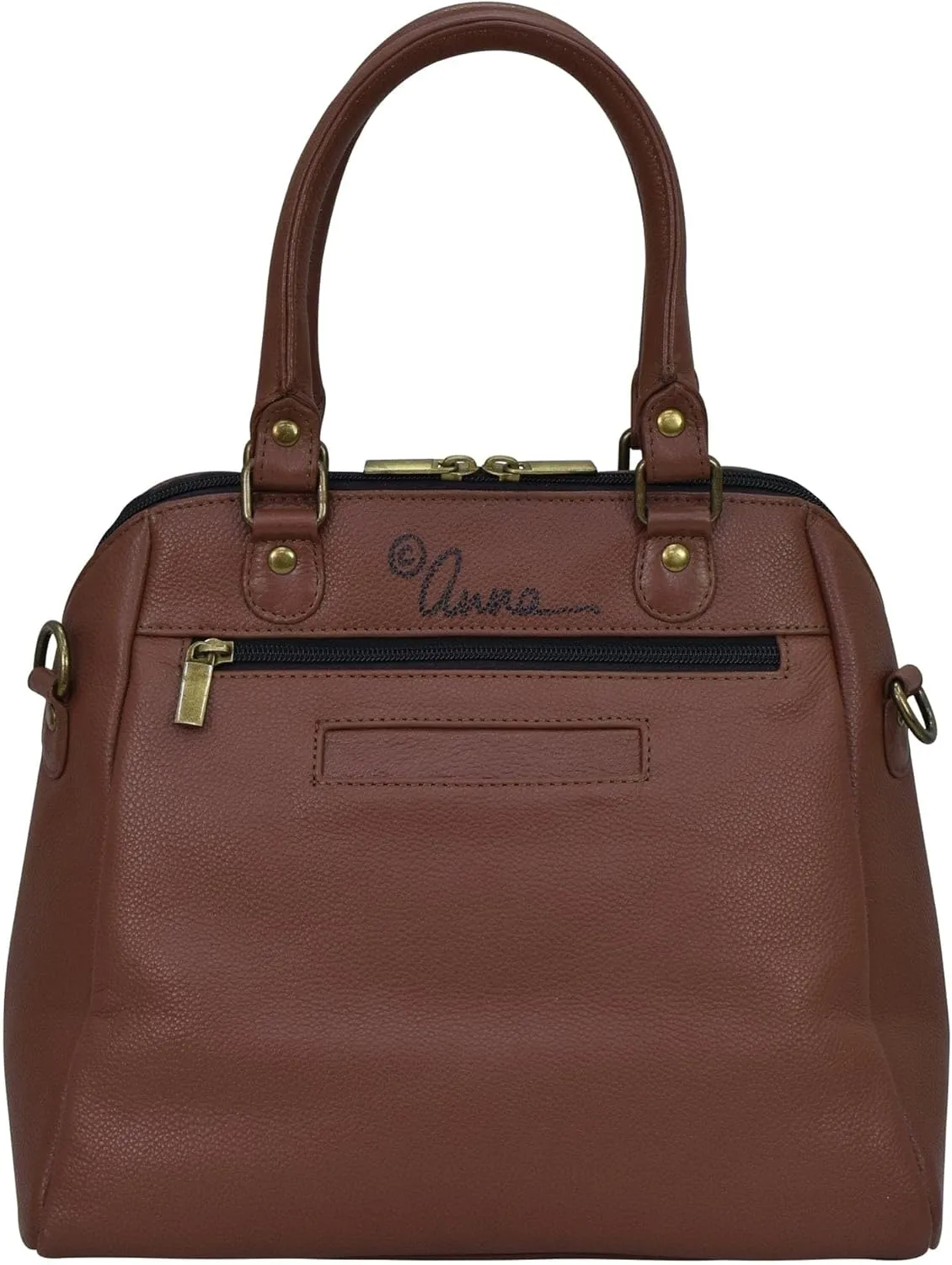 Anna by Anuschka Hand-Painted Leather Organizer Satchel