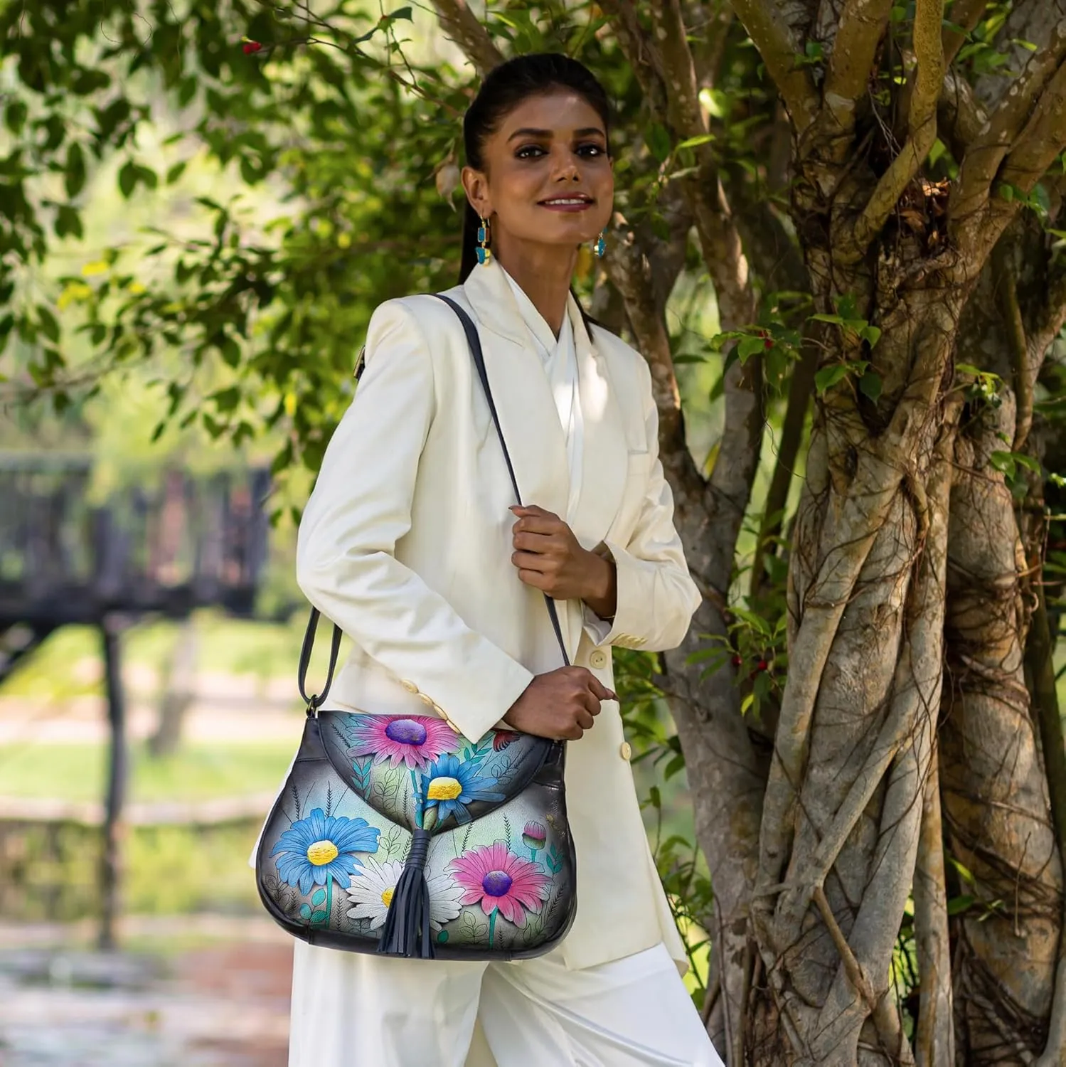 Anna by Anuschka Hand Painted Women’s Handbag