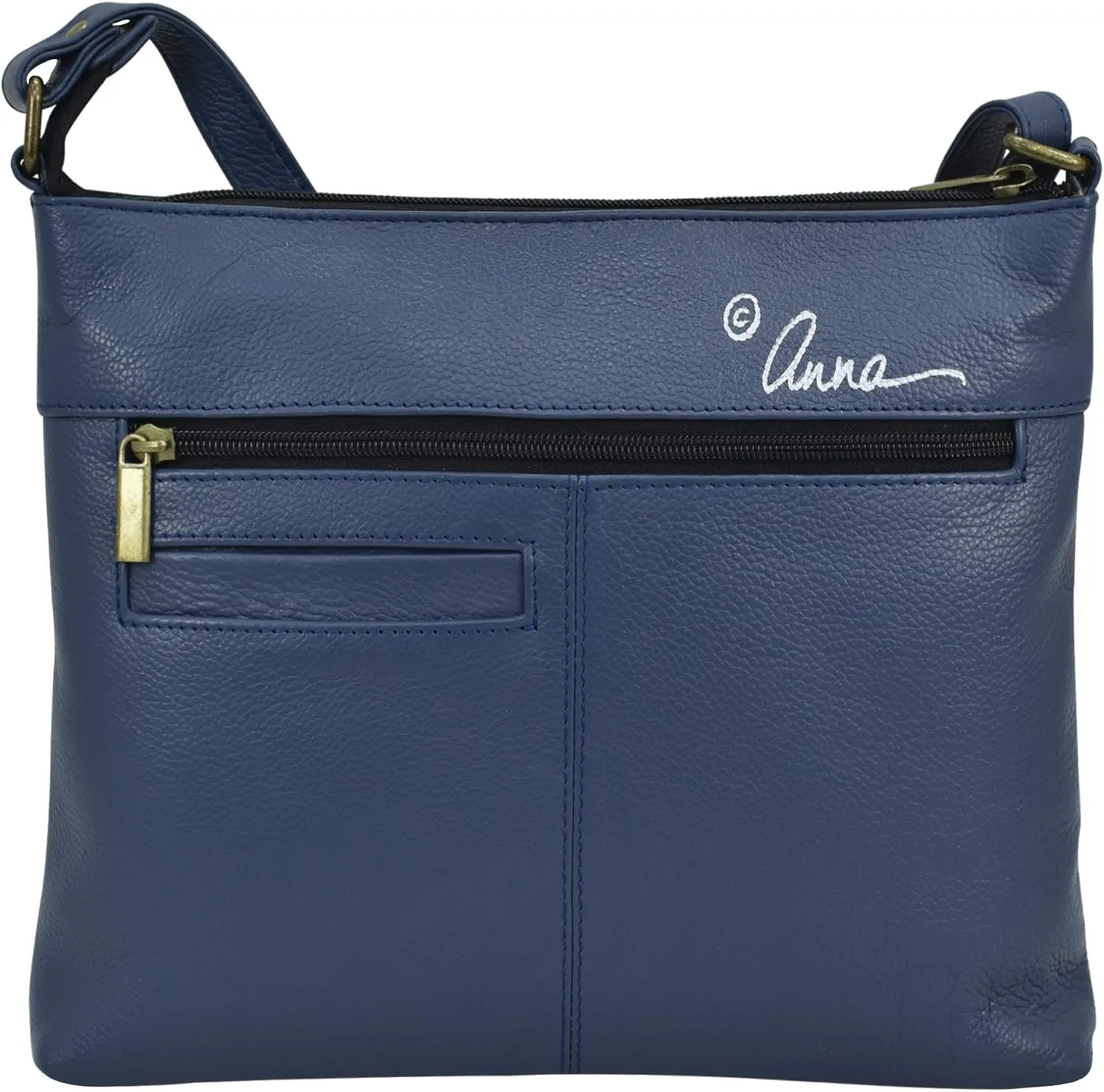 Anna by Anuschka Women Hand Painted Leather Medium Crossbody