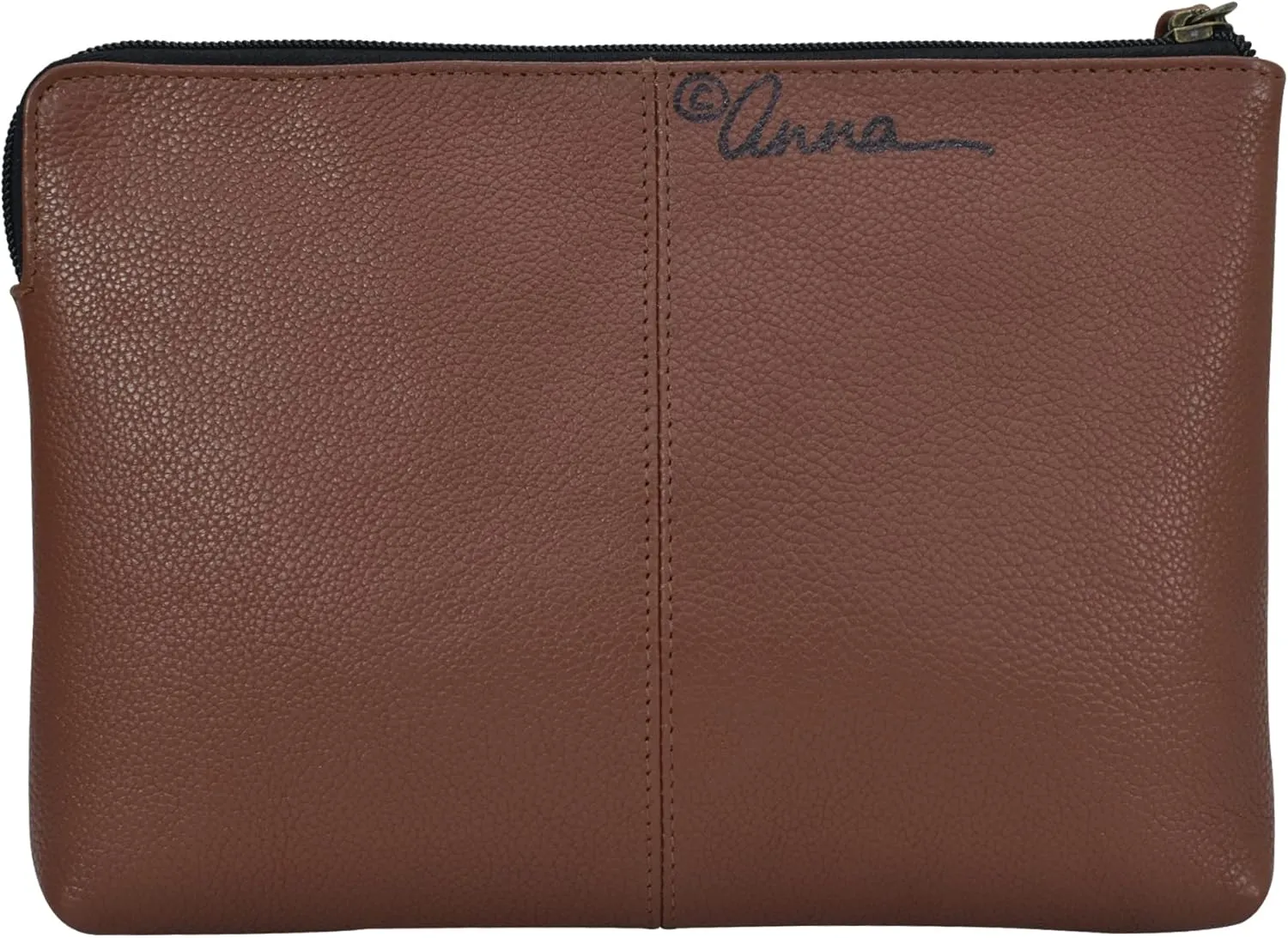 Anna by Anuschka Women's Hand Painted Genuine Leather Wristlet Clutch