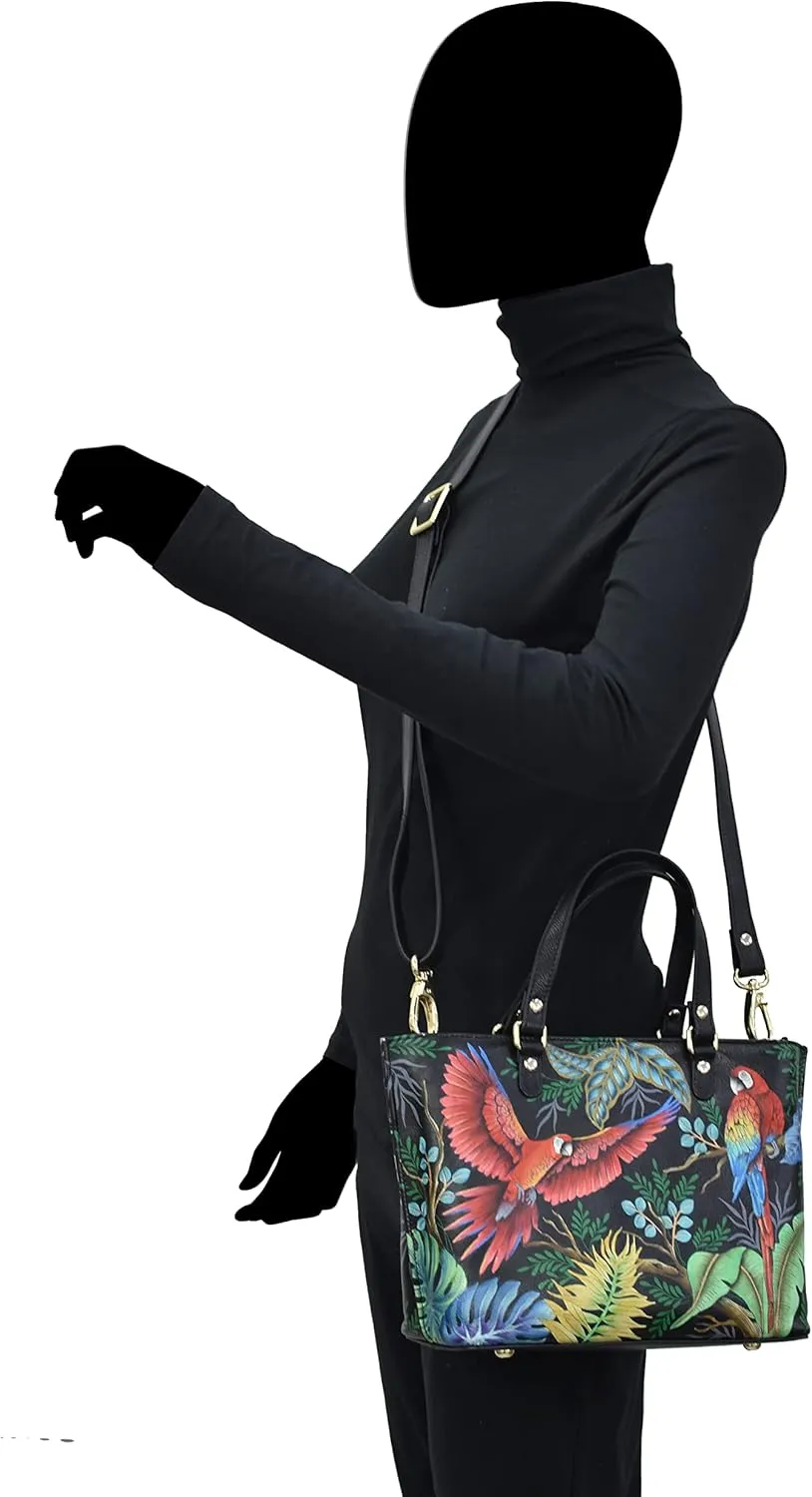 Anuschka Women's Original Hand-Painted Genuine Leather Medium Tote