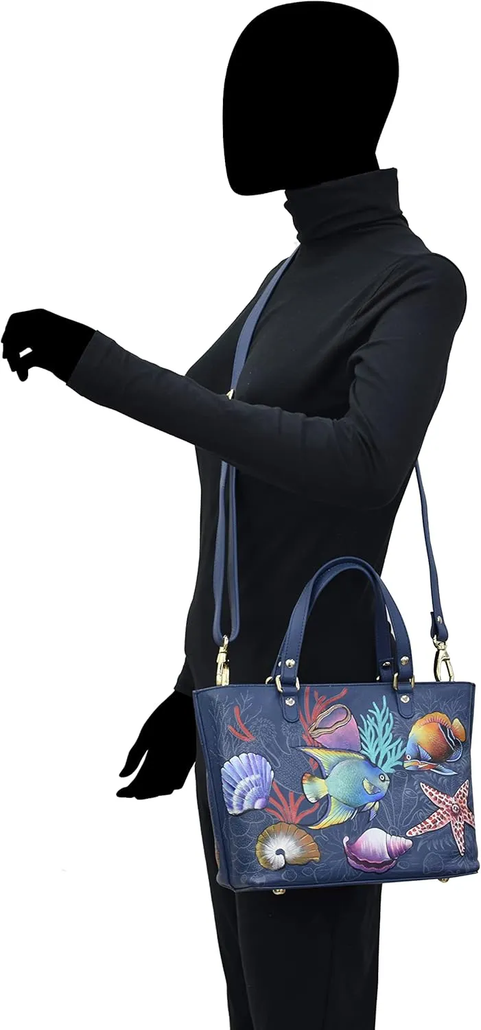 Anuschka Women's Original Hand-Painted Genuine Leather Medium Tote