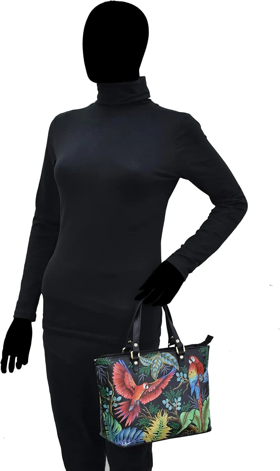 Anuschka Women's Original Hand-Painted Genuine Leather Medium Tote