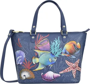 Anuschka Women's Original Hand-Painted Genuine Leather Medium Tote