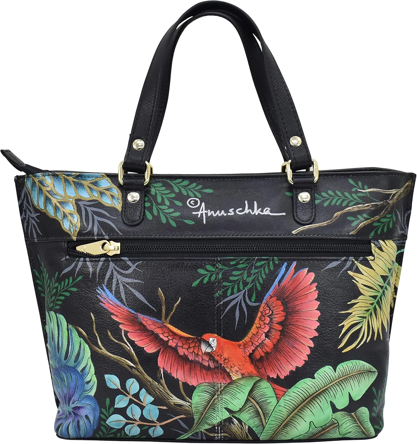 Anuschka Women's Original Hand-Painted Genuine Leather Medium Tote